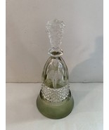 Antique VTG Etched Cordial Wine Glass/Bell Crystal Stem 6&quot; Tall - $14.25