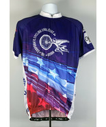 NWT 2019 Omaha Corporate Cycling Race Bicycle Bike Jersey Mens 3XL Full Zip - £27.82 GBP