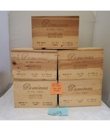 Lot of 5 Rare Wine Wood Panel 1991/92 Dominus Napa California Crates LOT-2 - £61.24 GBP