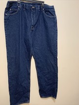Wrangler Jeans Men Size 44x30 Relax Fit Blue Straight - £8.50 GBP