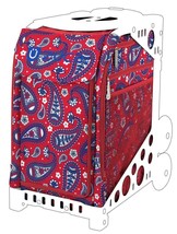 Zuca Insert Bag - Paisley in Red - Frames Sold Separately - £45.50 GBP