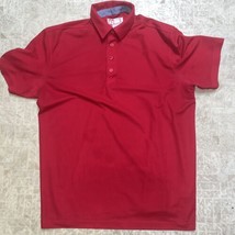 Chick-Fil-A Polo Shirt Unisex Large Red 100% Polyester Team Style Adult * - $14.85