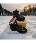 New Avenger Women&#39;s Black Leather Boots Size 8.5 - $1,174.50 MXN