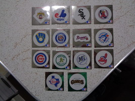 1991 Fleer Ultra baseball, Lot of 14 MLB logo decals. Beautiful conditio... - £3.93 GBP