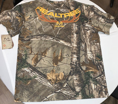 Mens NWT Realtree Crossback Antlers Tee RT Xtra Camo Short Sleeve T-Shirt L L... - £8.68 GBP