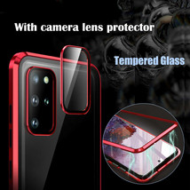 For Samsung S20 Ultra S20 Plus Front+Back Tempered Glass Luxury Back Case Cover - £46.75 GBP