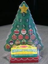 Melissa &amp; Doug Merry Christmas Tree Counter Downer Wooden Advent Calander New - £15.73 GBP