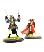 Lady Aiyana &amp; Master Holt 2 Painted Miniatures Mercenaries Warmachine - $836.81 MXN