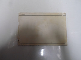 1978 Suzuki RM60 Owners Manual Damaged Missing Covers Factory Oem Book 78 - $19.86