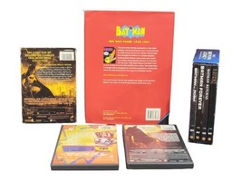 Lot of 5 Batman Movies DVD&#39;s and Book -Batman Begins, The Movie, Batman Legacy + - £14.78 GBP