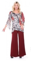 Cover Charge Crazy Crinkle Palazzo Pants in Navy or Gray - EXTRA 10% OFF! - $26.95