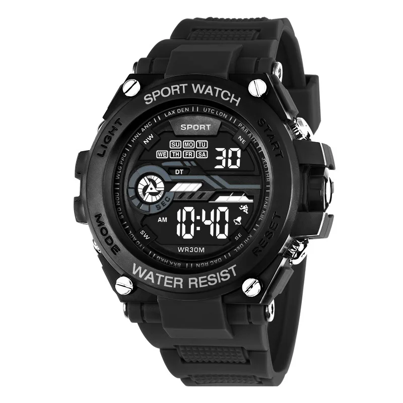Outdoor Sports Watch for Men Multifunction Men&#39;s Digital Watch 51mm Larg... - $16.67