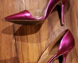 Just Fab ~ Shiny Hot Pink Neon ~ TEYLA ~ 4.5&quot; Stiletto Heels ~ Size 10M - $50.00