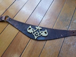 Rare Mid Century Modern Ladies ROGER VAN S Leather Belt 1960s Custom Hand Made - £29.79 GBP