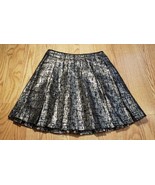 Rachel Roy Women&#39;s Skirt Size: 4 Metallic SUPER CUTE Party New Pleated - £17.86 GBP
