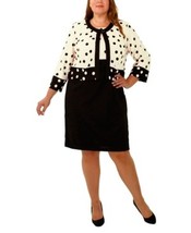 Ny Collection Plus Size 3/4 Sleeve Jacket and Sleeveless Dress - Katlyn - £11.50 GBP