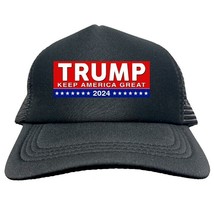 Trump Keep America Great Red Maga 2024 Funny Trucker Hat Cap Foam Mesh HF0326 - £15.32 GBP