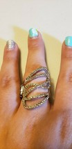 Paparazzi Ring (one size fits most) (new) CHASING STARLIGHT BROWN RING - $4.95