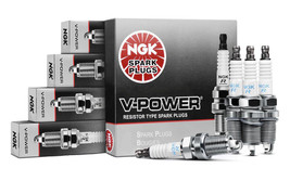 84-87 V6 Turbo Buick T-Type Grand National Gn Ngk Spark Plugs V-POWER Oe Heat - £13.41 GBP
