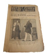 Rare Vintage Jan 7 1892 Little Chief Library Dime Novel Old Hays The Det... - $129.99