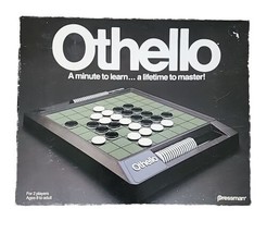 Othello Vintage Pressman Board Game For 2 Players 1990 Complete - $14.36