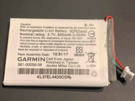 OEM GARMIN 820 mAh BATTERY 361-00056-08 FOR GARMIN 4&quot; 5&quot; 6&quot; GPS RECEIVERS - £18.99 GBP