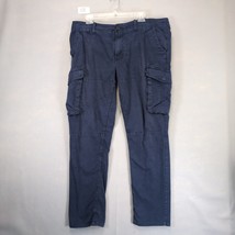 Timberland Men&#39;s 38 Straight Leg Cargo Pants Navy Cotton Twill Gorpcore ... - $34.00