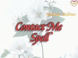 Contact Me Spell ~ Increase The Likelihood Of Receiving A Message From A... - £27.98 GBP