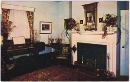 Postcard Drawing Room Ash Lawn Home Of James Monroe Charlottesville Virginia - £3.15 GBP