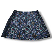 Zara Skirt Size Medium W29&quot; Waist Zara Women Skirt Mini Skirt Floral Embroidery - £22.49 GBP