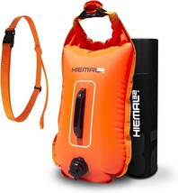 Swim Buoy for Open Water with Dry Bag 15L Fully Waterproof Swim Be Safe with Hig - £40.97 GBP