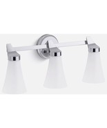 NEW Kohler Lighting 26848-SC03 Simplice 3 Light 23&quot;W Vanity Light - Chrome - £140.59 GBP