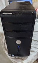 Dell Vostro 200 Computer Tower Desktop Black Case Parts Repair. No HD Powers Up - $69.99