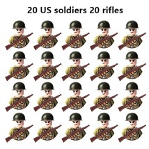 WW2 Military Soldier Building Blocks Action Figure Bricks Kids Toy 20Pcs/Set A12 - $23.99