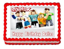 Roblox Gaming Edible Cake Image Cake Topper - $9.99+
