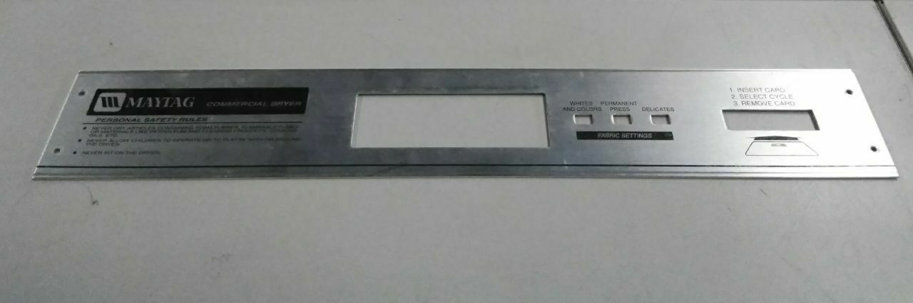 Dryer Card Reader Faceplate Panel For Maytag [Used] - $29.69