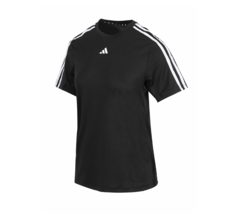 adidas Train Essentials 3-Stripes Tee Women&#39;s T-shirts Sport Asia-Fit NWT IC5039 - £34.16 GBP
