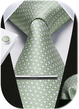 Classic Tie Set, Plaid with Pocket Square, Cufflinks &amp; Tie Clip - $12.99+