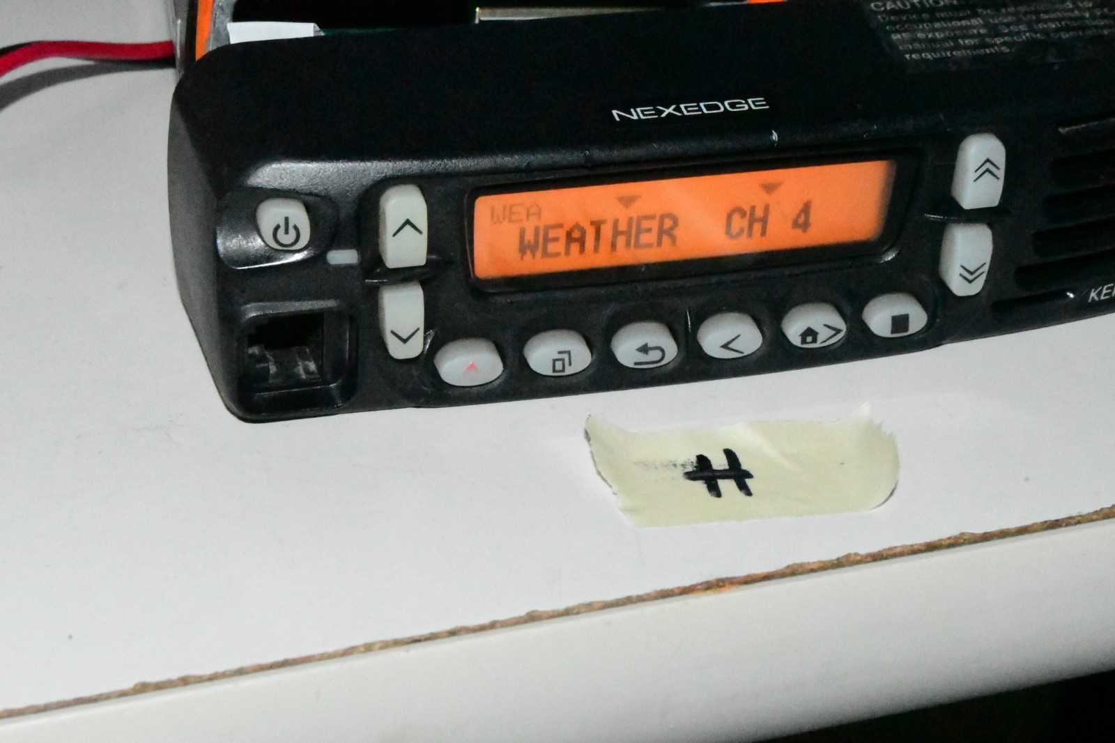 Kenwood Nexedge NX-700H-K VHF NXDN NX700 FACEPLATE ONLY RARE *TESTED* #H W4C2 Item image 3