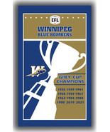 Winnipeg Blue Bombers Football Grey Cup Champions Flag 90x150cm3x5ft 202... - €12,72 EUR