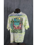 Vintage Graphic T-shirt - Big Aztec Surf Mexico Beach Graphic - Men&#39;s Large - €55,64 EUR