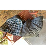 Base Camp Adult 33&quot; X 75&quot; Nylon Poly Fill Camping Sleeping Bag USA Made VTG - $63.02 CAD