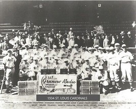 1934 ST. LOUIS CARDINALS 8X10 TEAM PHOTO BASEBALL PICTURE MLB - £3.87 GBP