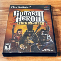 Guitar Hero 3 Legends of Rock PS2 Game PlayStation 2 CIB w/Manual - £9.49 GBP