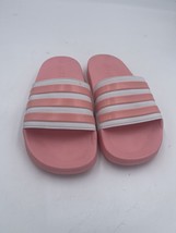 Adidas Women Adilette Comfort Flip-Flops Sandals White/Pink FY7848 Size 7 - $24.75