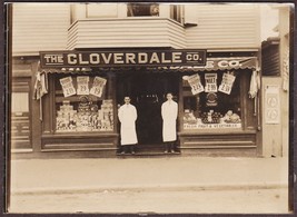 Cloverdale Co. Grocery Store Boothbay Harbor, ME 1920s H.R. McGregor Photo - £28.06 GBP