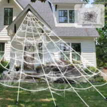 Huge Large Indoor Outdoor Yard Spider Web Halloween Decor Scary Party Prop Gift - £9.67 GBP+