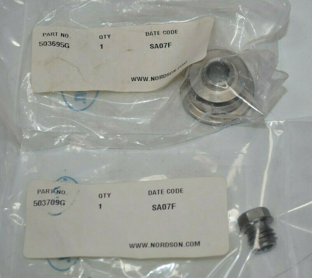 NEW Nordson 503695G Siphon &amp; Pressure Ball Seats from 105452A Pump Servi... - $25.16