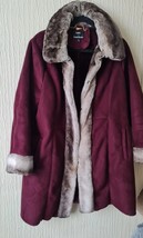 dennis basso faux Suede coat For Women Size XL - £38.84 GBP