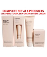 Set of 4 - Global Beauty Care Glowing Vitamin C Serum Eye Face Cream Cle... - £13.57 GBP